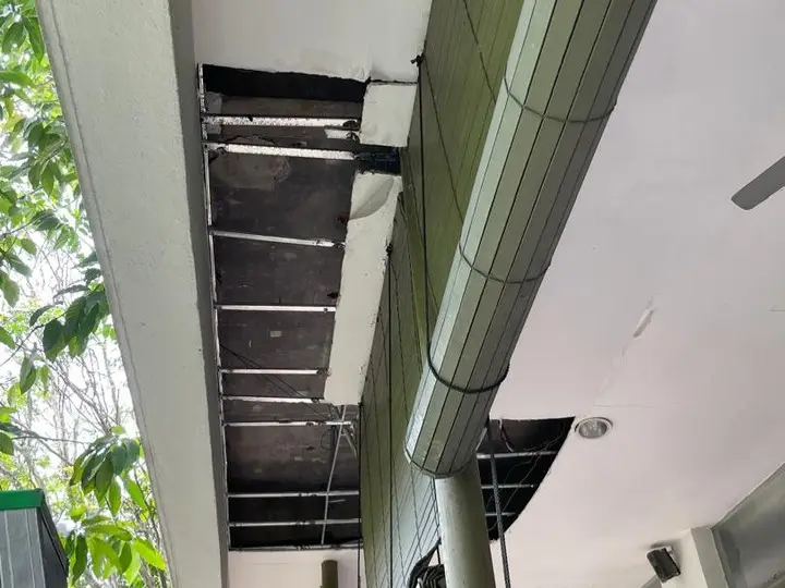 Hartamas Heights Deck & Ceiling Repair — Ceiling, Demolition
