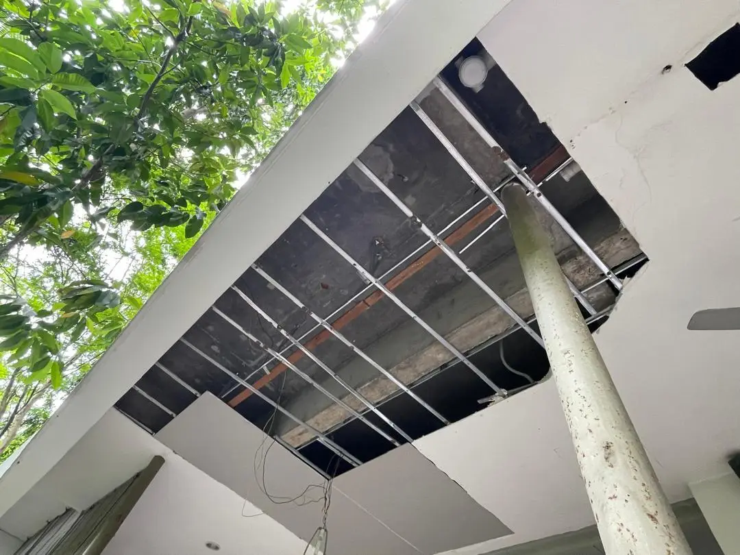 Hartamas Heights Deck & Ceiling Repair — Ceiling, Demolition