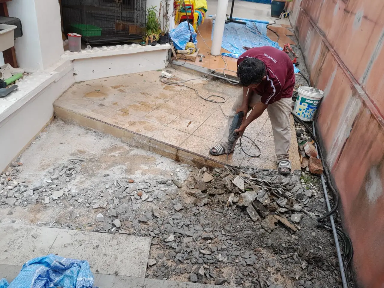 Bukit Damansara Rooftop & Flooring — Flooring, Demolition