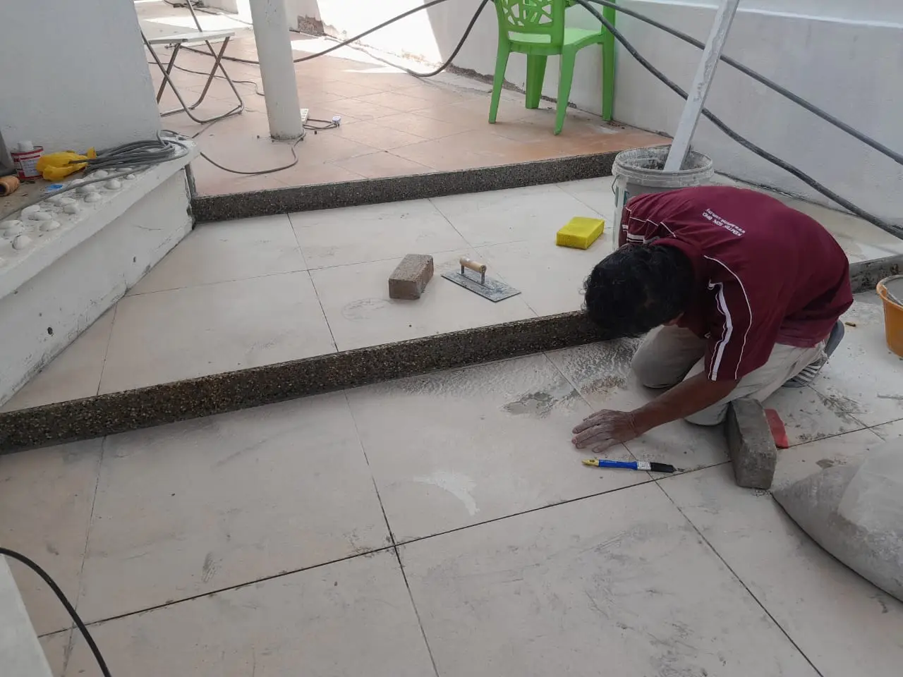 Bukit Damansara Rooftop & Flooring — Flooring, In Progress