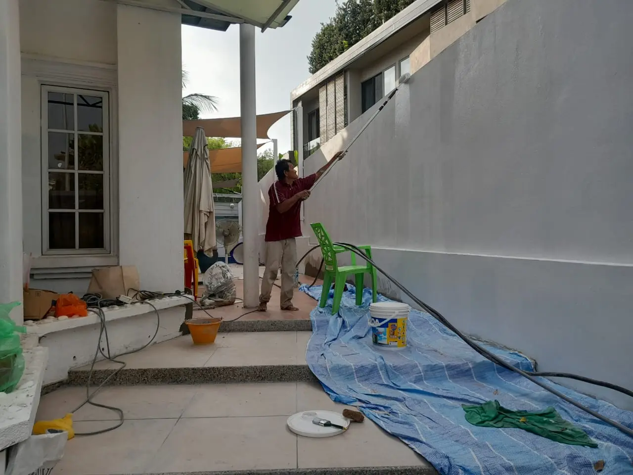 Bukit Damansara Rooftop & Flooring — Exterior, In Progress