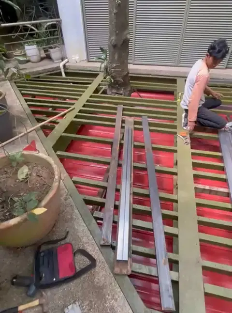 Hartamas Heights Deck & Ceiling Repair — Deck, In Progress