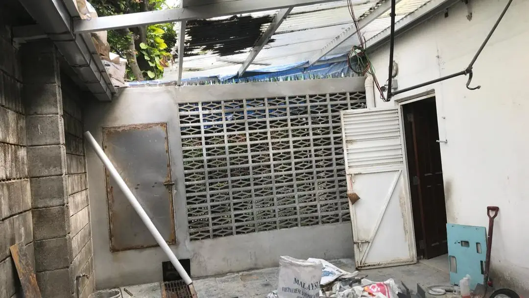 Sri Hartamas Full Property Renovation — Courtyard, In Progress