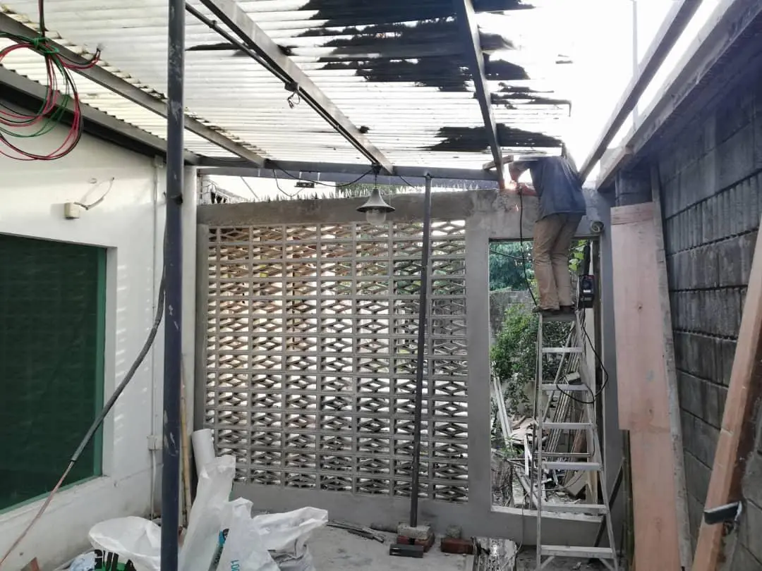Sri Hartamas Full Property Renovation — Courtyard, In Progress