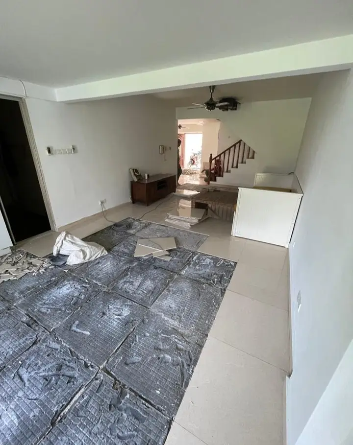 Sri Hartamas Full Property Renovation — Living Room, Before