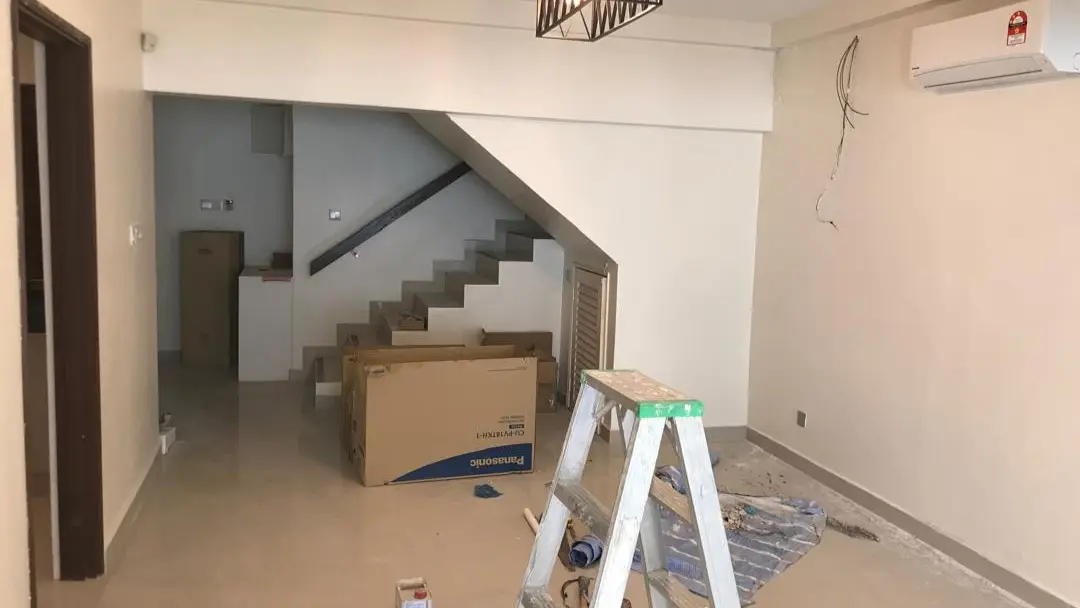 Sri Hartamas Full Property Renovation — Living Room, In Progress