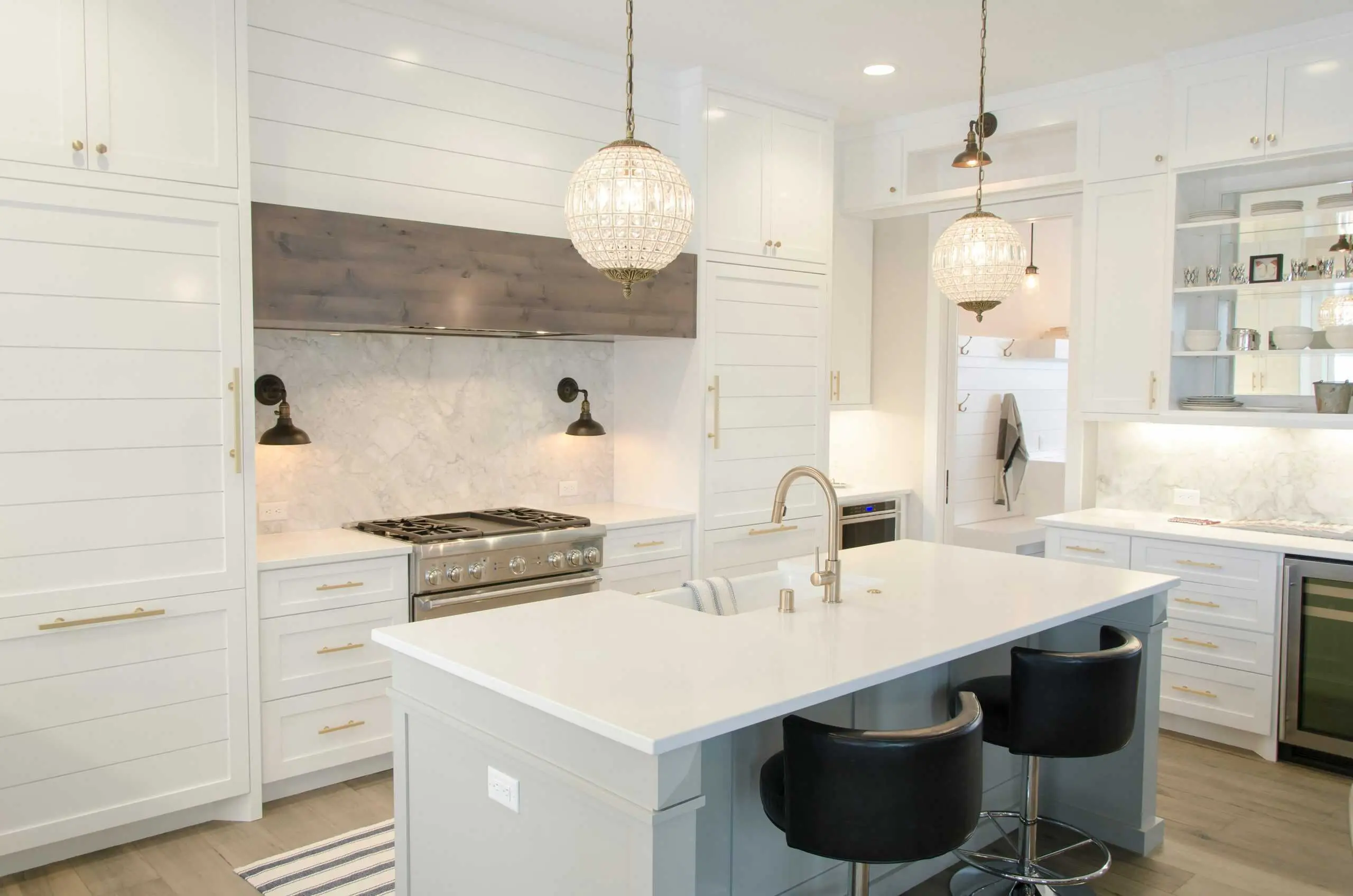 Modern open kitchen renovation and layout